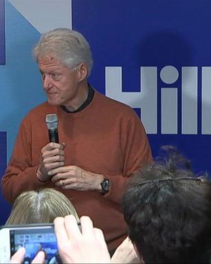 VIDEO: President Bill Clinton told Clinton Foundation staffers that the organization will no longer accepting money from foreign and corporate donors should Hillary Clinton win the presidency, reps for the foundation and former president told ABC News.