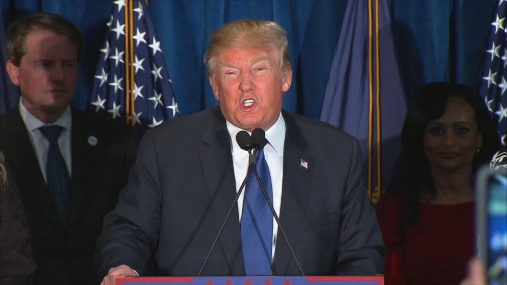 Trump Gives Victory Speech Following Projected New ...
