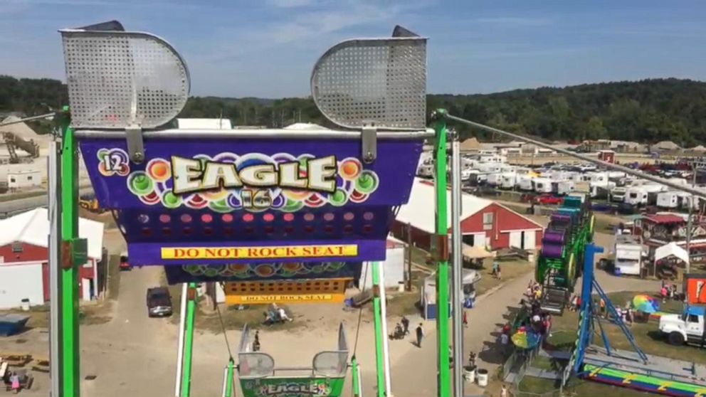 Step Right Up Riding the Ferris Wheel at the Hocking County Fair Video