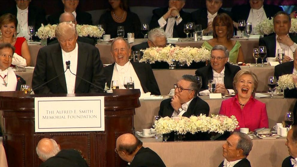 Best Jabs From the Al Smith Dinner Video ABC News