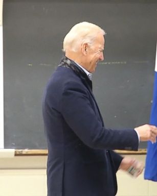 Vice President Joe Biden voted at a polling location in Delaware on Election Day.