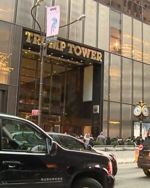 VIDEO: Bolstered Security Outside Trump Tower in New York