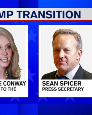 President-elect Donald Trump has named top aides Sean Spicer, Jason Miller, Hope Hicks and Dan Scavino to senior roles on his incoming White House communications team.