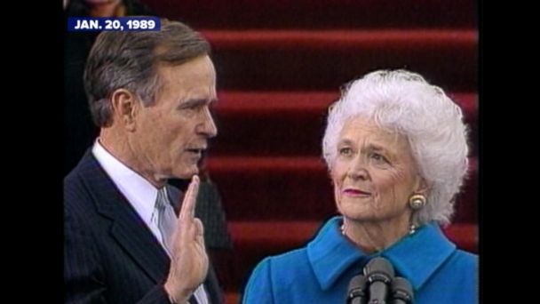 Video The Inauguration Of President George H W Bush Abc News