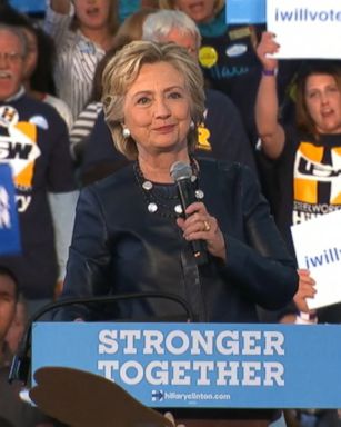 Hillary Clinton, speaking to a large and diverse crowd in Pueblo, Colorado, lashed out at Donald Trump for running, what she described as, a "desperate" campaign during her campaign event.