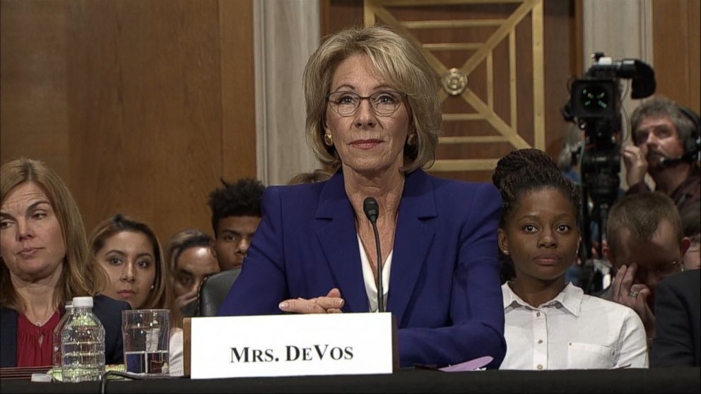 Betsy Devos Trumps Education Pick Plays >> Trump S Education Secretary Pick Betsy Devos Grilled On Public Betsy Devos Trumps Education Pick Plays >> Trump S Education Secretary Pick Betsy Devos Grilled On Public