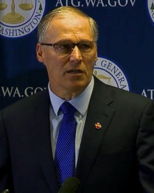 VIDEO: Gov. Jay Inslee quoted the Declaration of Independence before calling President Trump's executive order unconstitutional.