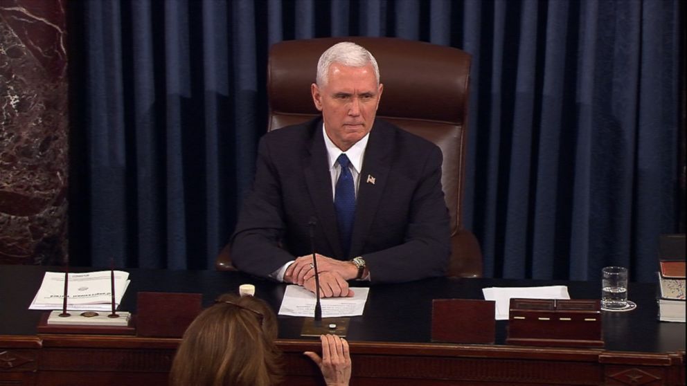 Video Pence Breaks Tie In Betsy DeVos Confirmation Vote - ABC News