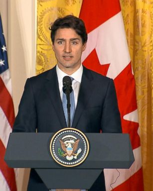 Canadian Prime Minister Justin Trudeau met with President Trump this morning. 