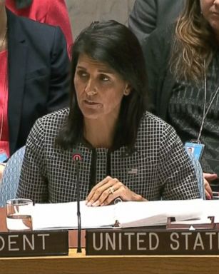 VIDEO: The U.S. ambassador to the United Nations criticized Russia's support of Syrian President Bashar al-Assad.