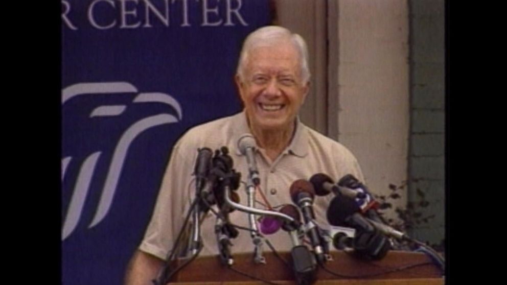 Oct. 11, 2002 Jimmy Carter wins the Nobel peace prize Video ABC News