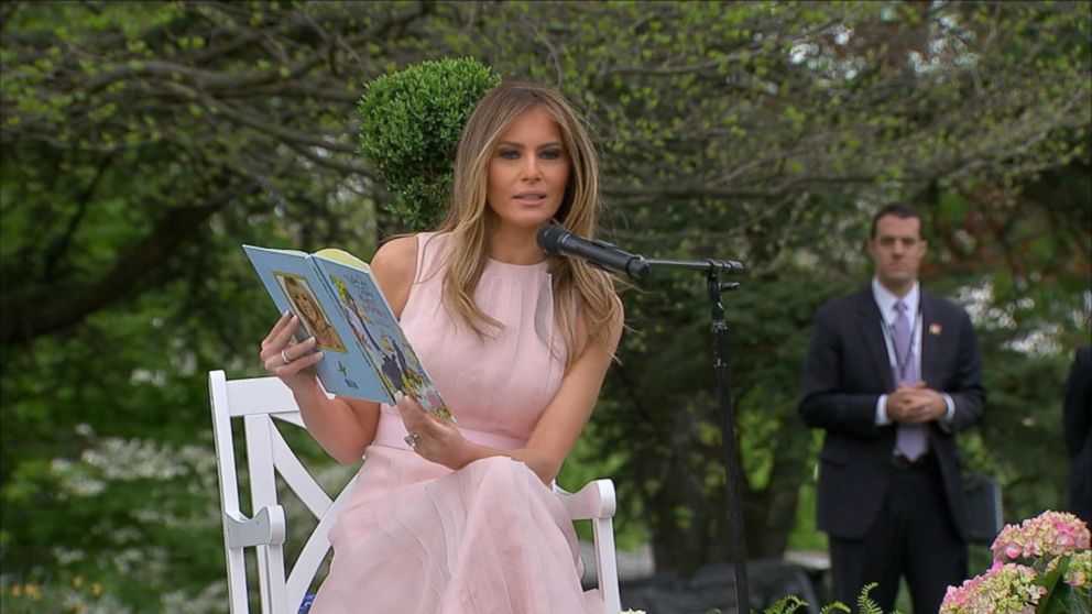 Melania 2024 easter dress