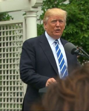 VIDEO: President Donald Trump says he's considering pushing for legislation that would break up big banks on Wall Street.