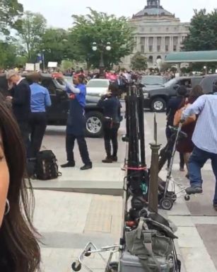 VIDEO: Protesters gather outside Capitol Hill following health care vote