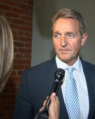 Sen. Jeff Flake is among several U.S. senators on both sides of the aisle expressing concern over the controversy hanging over the White House.