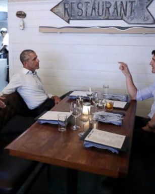 VIDEO: Barack Obama may no longer be the president, but that's hasn't put a damper on his "bromance" with Canadian Prime Minister Justin Trudeau.