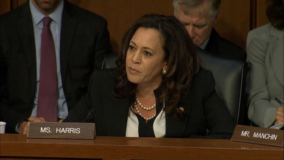 Sen. Kamala Harris faces off with Rod Rosenstein Video 