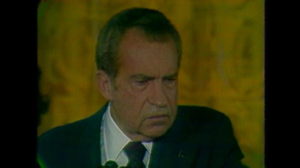 Video Aug 8 1974 Nixons Resignation Speech Abc News