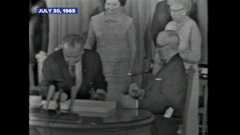 July 30, 1965: President Johnson Signs Medicare Bill Video - ABC News