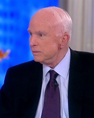 Explaining prior comments that appeared to be a veiled critique of President Donald Trump's military deferment during the Vietnam War, Sen. John McCain, R-Ariz. said it is "disgraceful" that the "lowest income portion of our public" does our fighting.