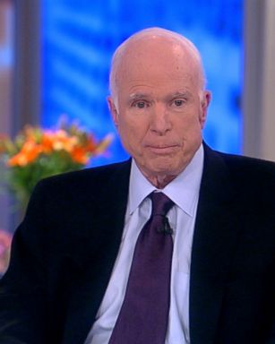 "My friends we should not be fighting about a brave American who lost his life. That should not be the topic of discussion in America today," Senator John McCain, R-Ariz., said today on 'The View.'