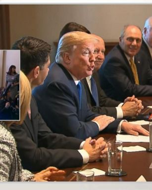 VIDEO: President goes to the Hill in an effort to get GOP behind his tax bill 