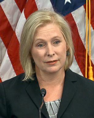 VIDEO: The president also called Sen. Kirsten Gillibrand, D-N.Y., a "lightweight" and a "total flunky" for Senate Minority Leader Chuck Schumer, D-N.Y., after she called for Trump's resignation over sexual misconduct allegations.