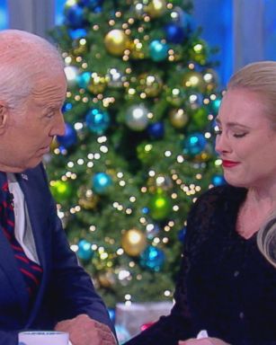 "I couldn't get through your book, I tried," Meghan McCain shared with former Vice President Joe Biden on "The View" on Wednesday. "Your son Beau had the same cancer that my father was diagnosed with six months ago. I think about Beau almost every day."