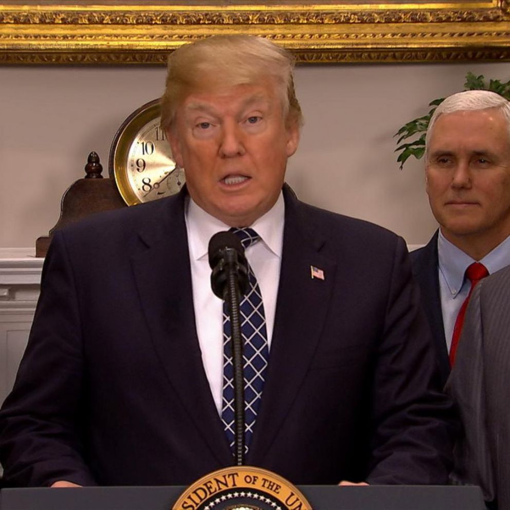 VIDEO: One day after President Trump's reported remark about immigrants Haiti and other "s---hole countries" reignited talk of whether he harbors racist beliefs, the president signed a proclamation honoring Martin Luther King Jr.