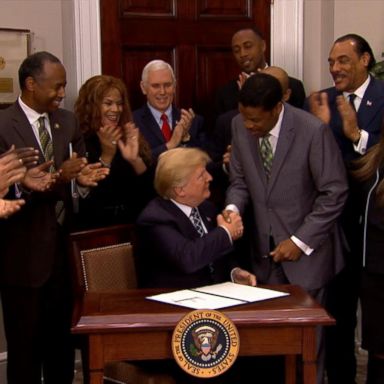 VIDEO: Trump signs Martin Luther King Jr. Day proclamation amid firestorm over derogatory comments