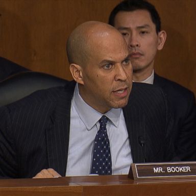 "Your silence and your amnesia is complicit," said Sen. Cory Booker, D-N.J.