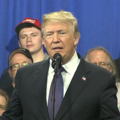 The president previewed his 2018 midterm election message against Democrats.