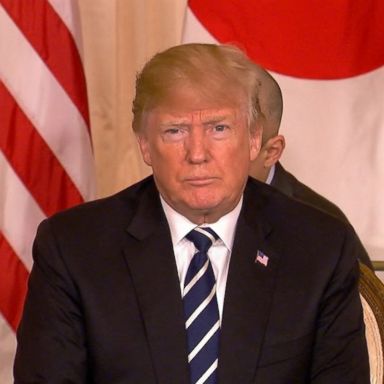 Trump made the surprise announcement as he kicked off his two days of talks with Japanese Prime Minister Shinzo Abe.