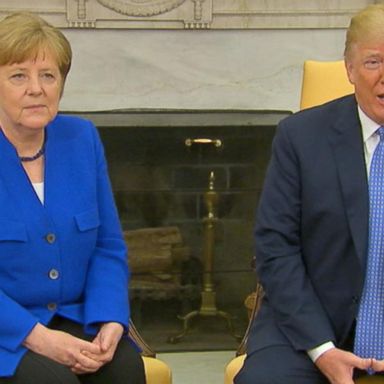 VIDEO: Trump, Merkel discuss North Korea, Iran, NATO and more