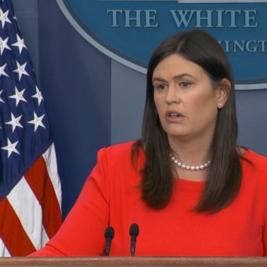 "Frankly, I don't believe that the term the president used was strong enough," White House press secretary Sarah Sanders said.