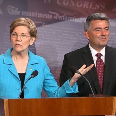 VIDEO: Sens. Cory Gardner, R-Colo., and Elizabeth Warren, D-Mass., introduced a bill today intended to protect the laws of states that have legalized some form of marijuana.