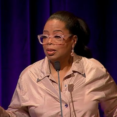 Oprah spoke at the National Museum of African American History and Culture where a new exhibit explores her legacy.