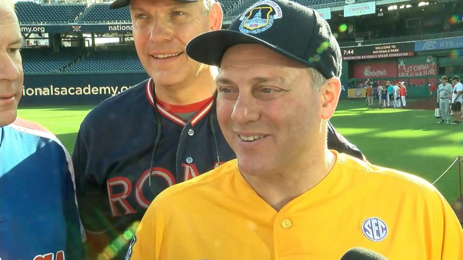 Steve Scalise to start at second base 1 year after shooting Good