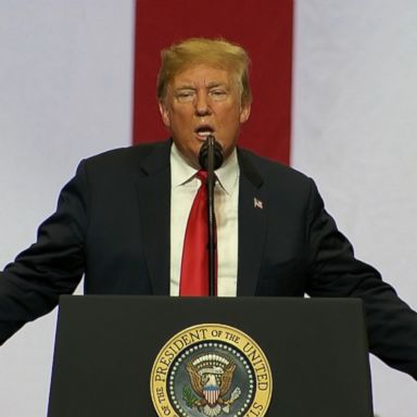 "There is so many elements that goes into the making of a great justice of the Supreme Court," Trump said at a campaign rally Wednesday night.