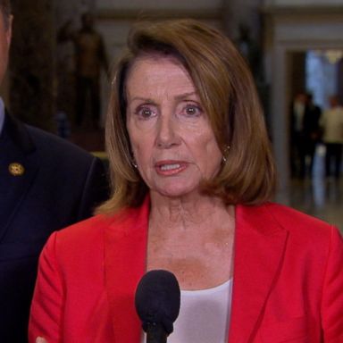 Nancy Pelosi referred to Trump's efforts as "all a deflection."