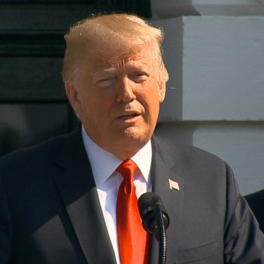 VIDEO: President Trump touted the new economic numbers during a news conference on Friday.