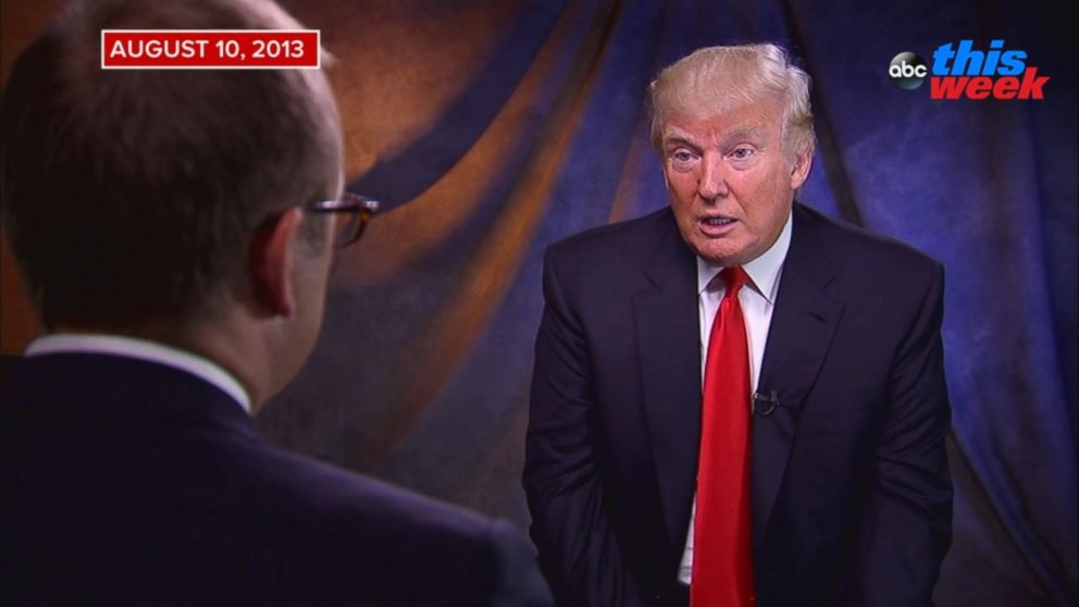 VIDEO: Trump called Post owner Jeff Bezos "an amazing guy" in this 2013 interview with ABC News Chief White House Correspondent Jonathan Karl.