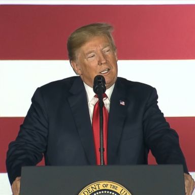 President Trump is on the campaign trail today in Fargo, North Dakota.