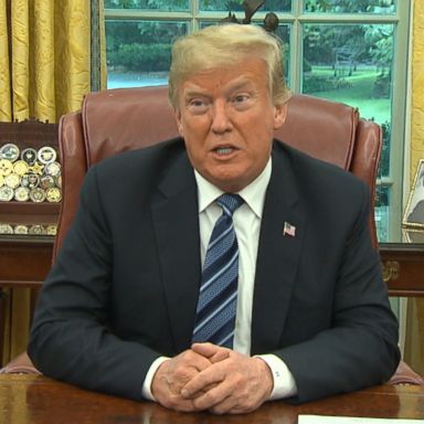 VIDEO: As Hurricane Florence and other storms barrel towards the East Coast, President Donald Trump told reporters that "we are totally prepared."