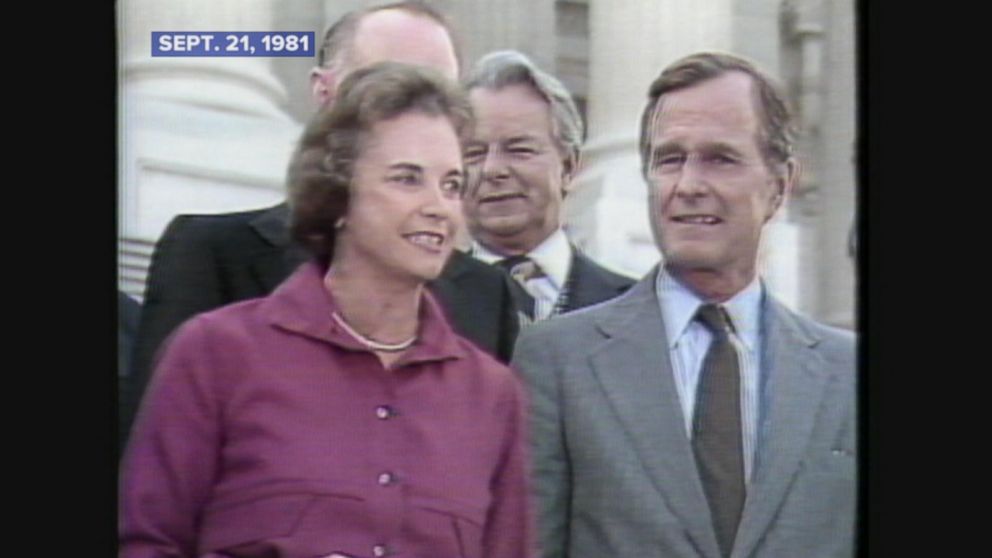 Sandra Day OConnor becomes the first female Supreme Court justice.