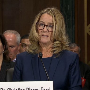 VIDEO: Christine Blasey Ford said that she tried to yell for help while being groped by Brett Kavanaugh.