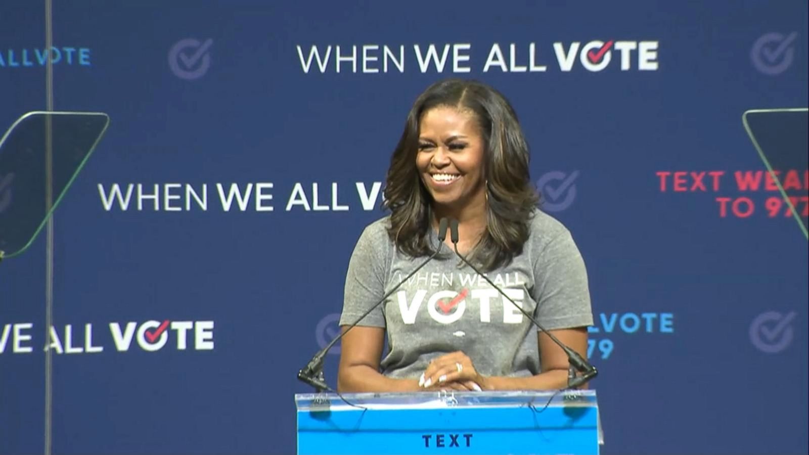 Michelle Obama Rallies Voters In South Florida Good Morning America