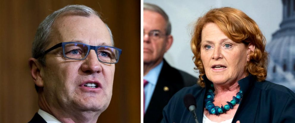 Incumbent Democrat Heidi Heitkamp is in a tight race against Republican challenger Kevin Cramer.