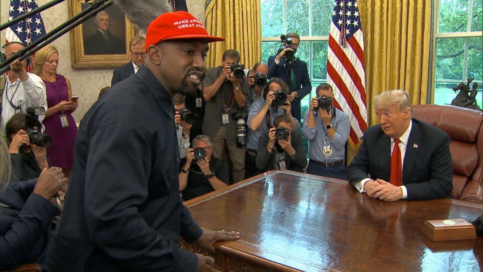 Kanye West during Trump meeting at White House: 'If he don't look good, we  don't look good' - ABC News