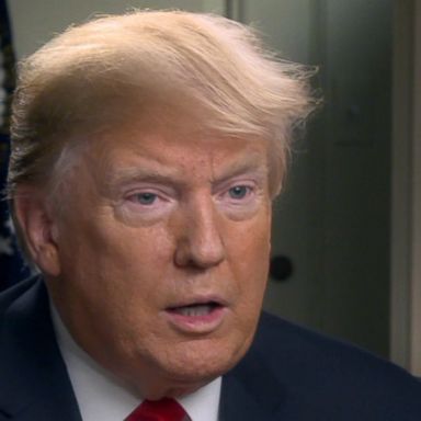 VIDEO: President Donald Trump, in a wide-ranging interview on CBS' "60 Minutes," dithered on whether he believes climate change is manmade.